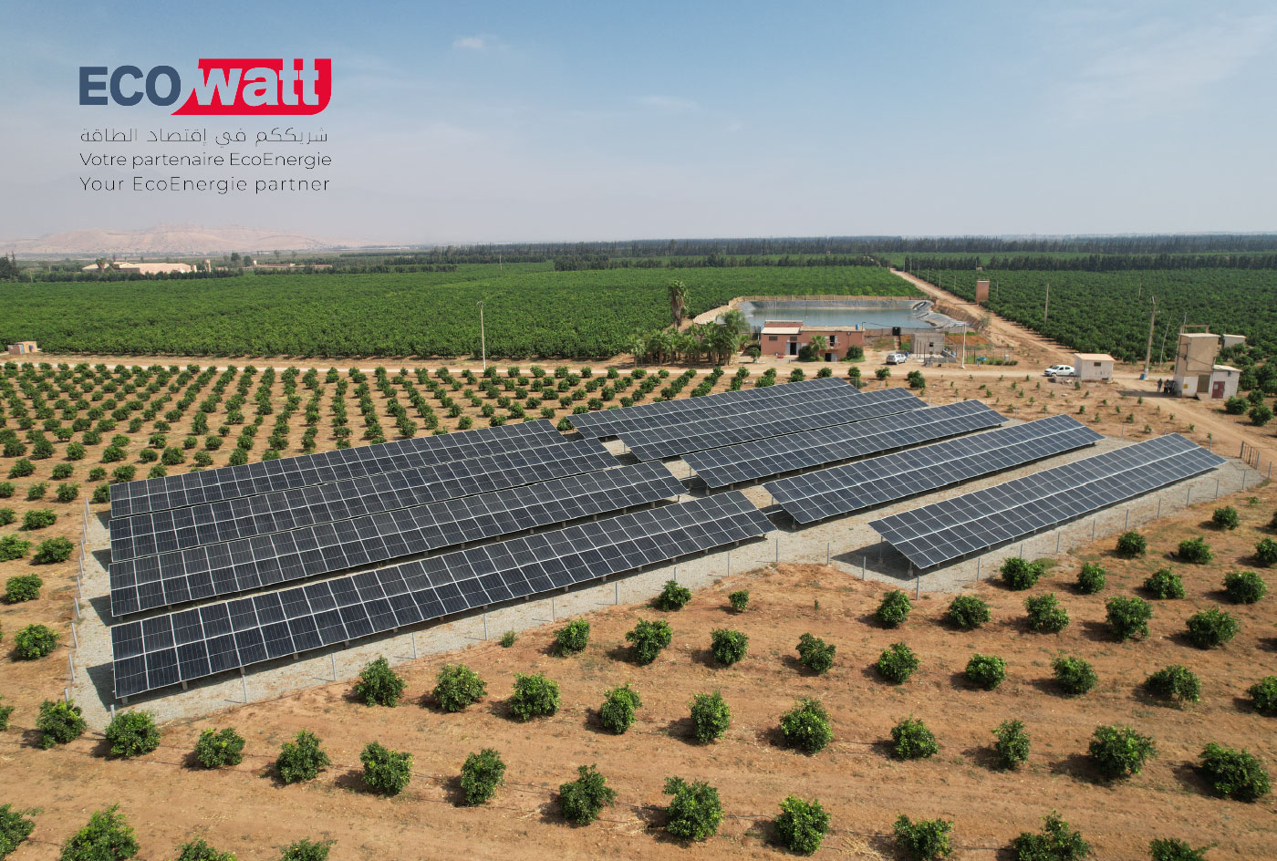 Installation solaire de plus de 300 kWc avec 30% d'économie