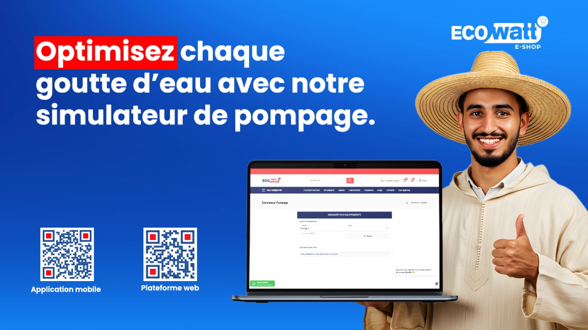 Optimisez chaque goutte d'eau avec notre simulateur de pompage !