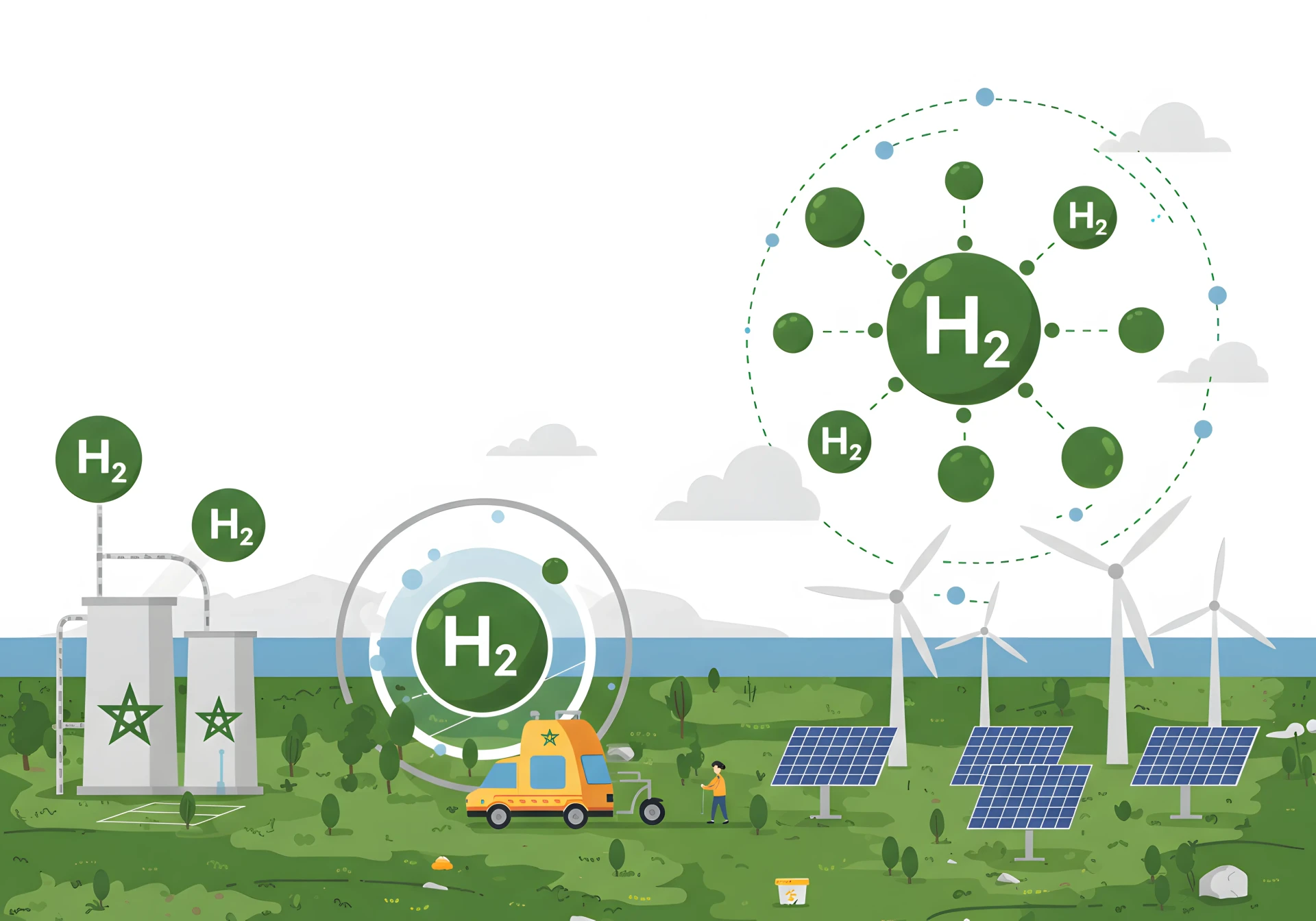 L’hydrogène vert au Maroc, vers un leadership énergétique durable