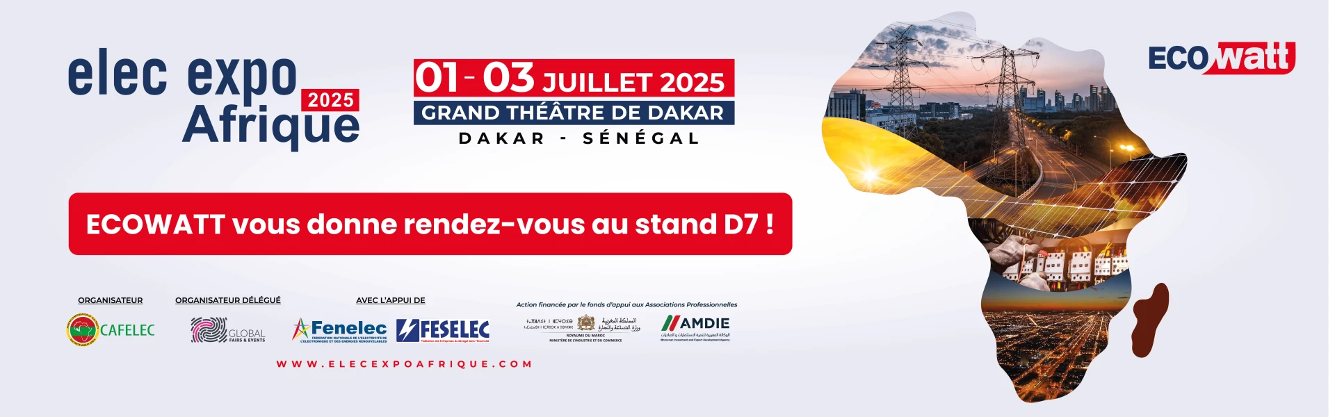 elec expo Afrique 2025 Dakar sénégal